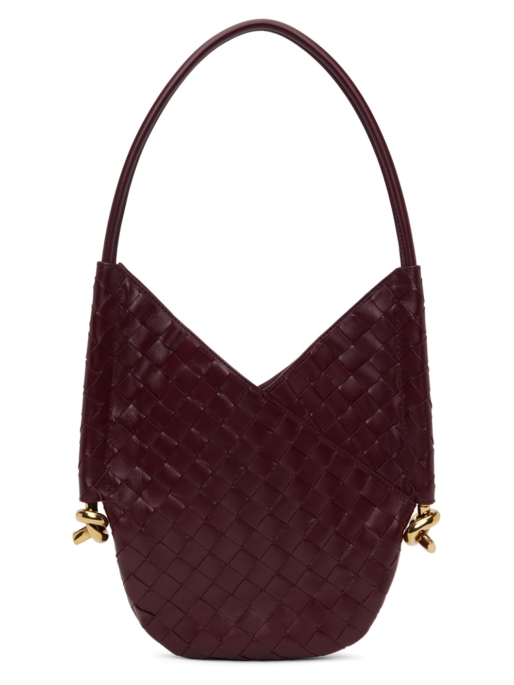 Burgundy Small Solstice Shoulder Bag - 1