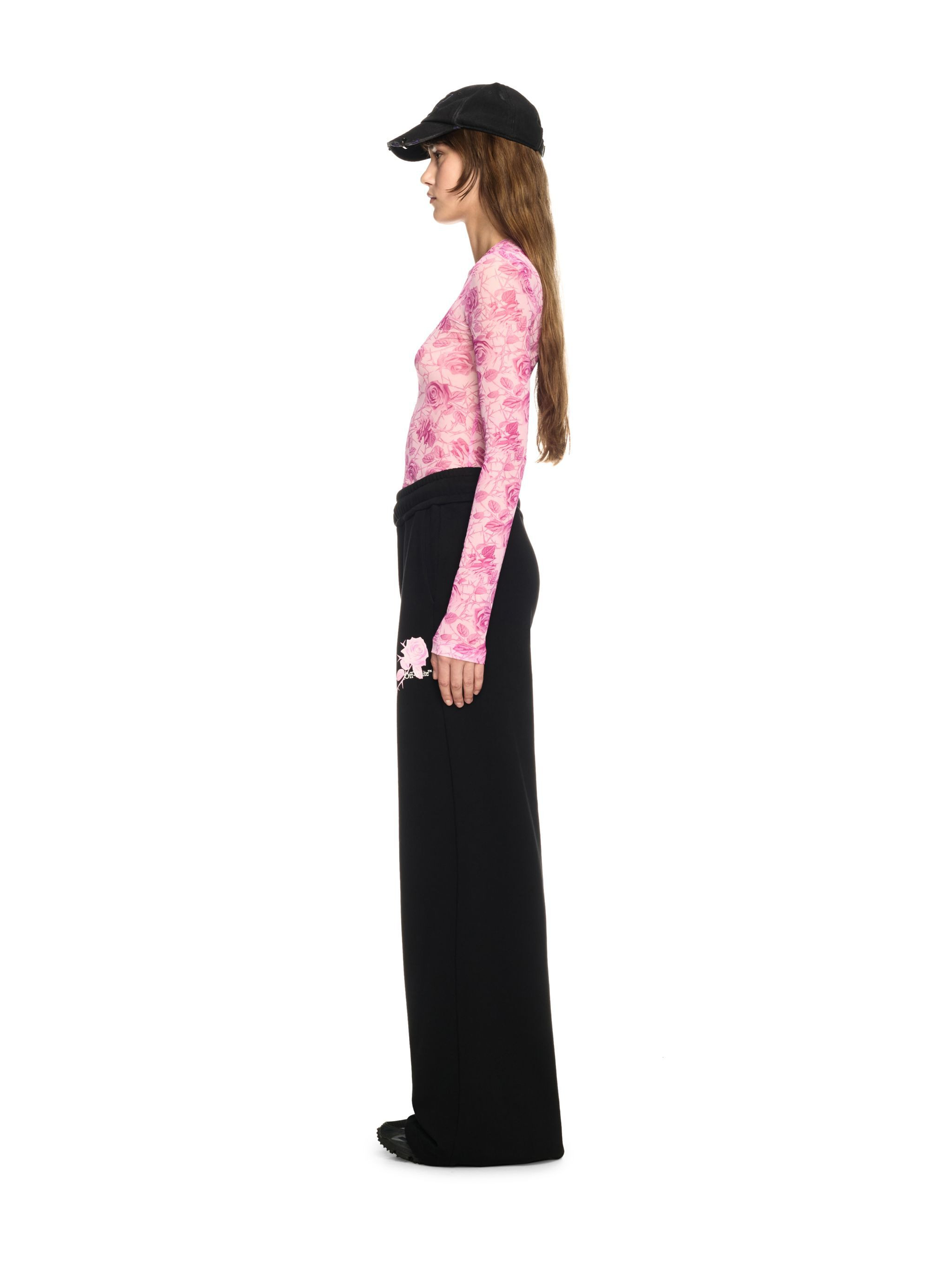 Pink Stamp Roses Top - 4