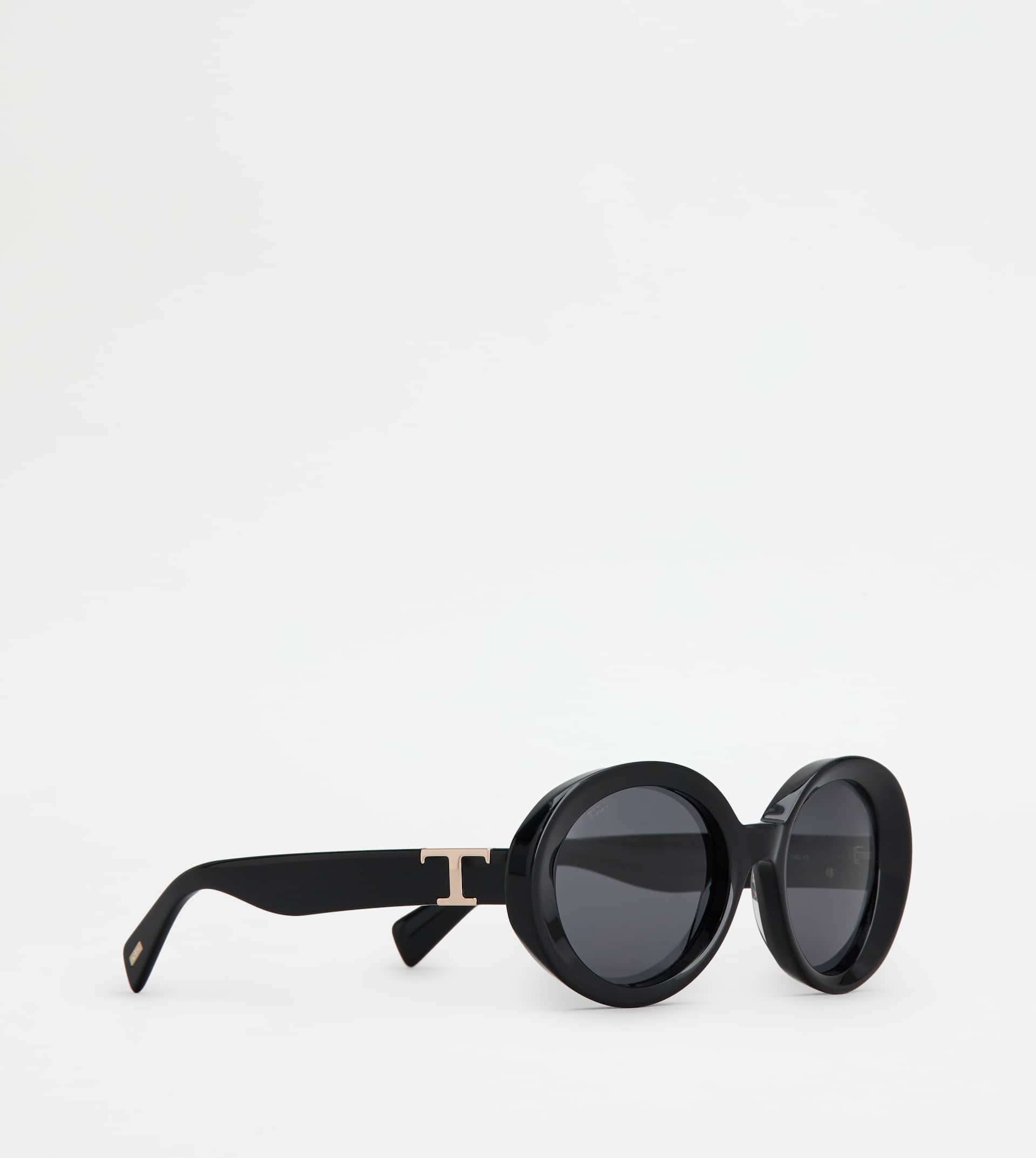 OVAL SUNGLASSES - BLACK - 3