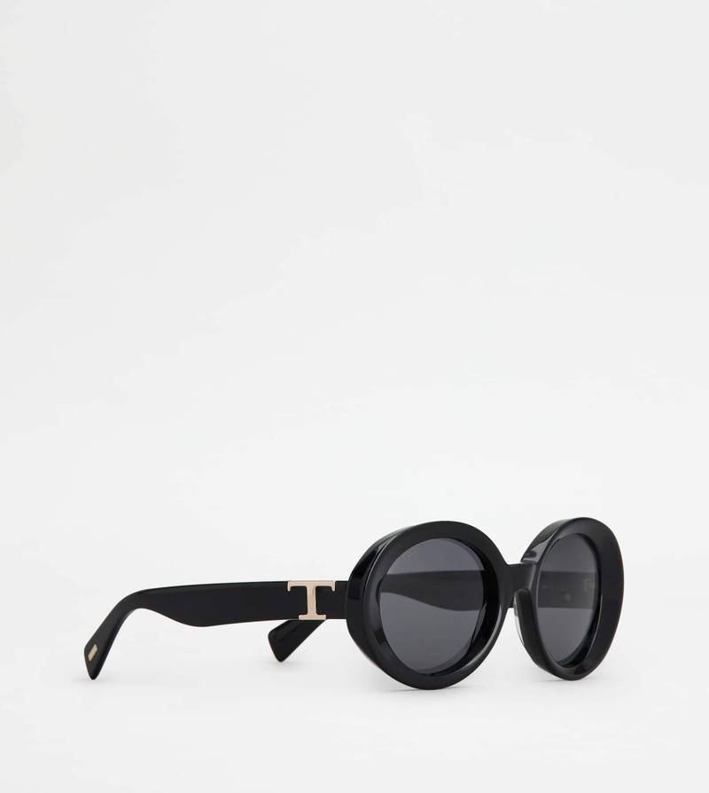 OVAL SUNGLASSES - BLACK 3