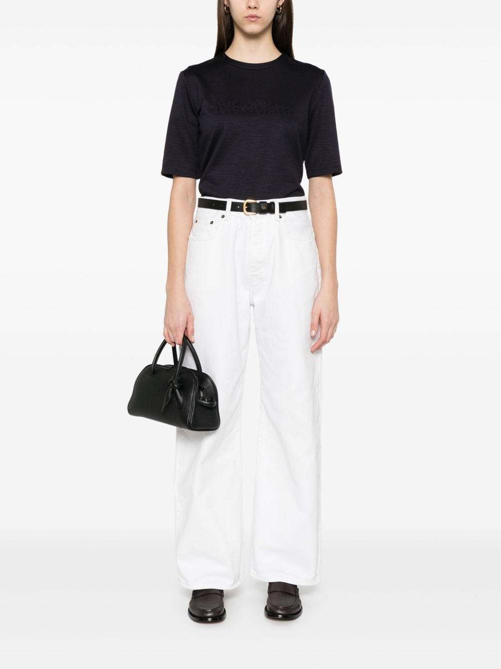 Max Mara Women Logo Wool T-Shirt - 2