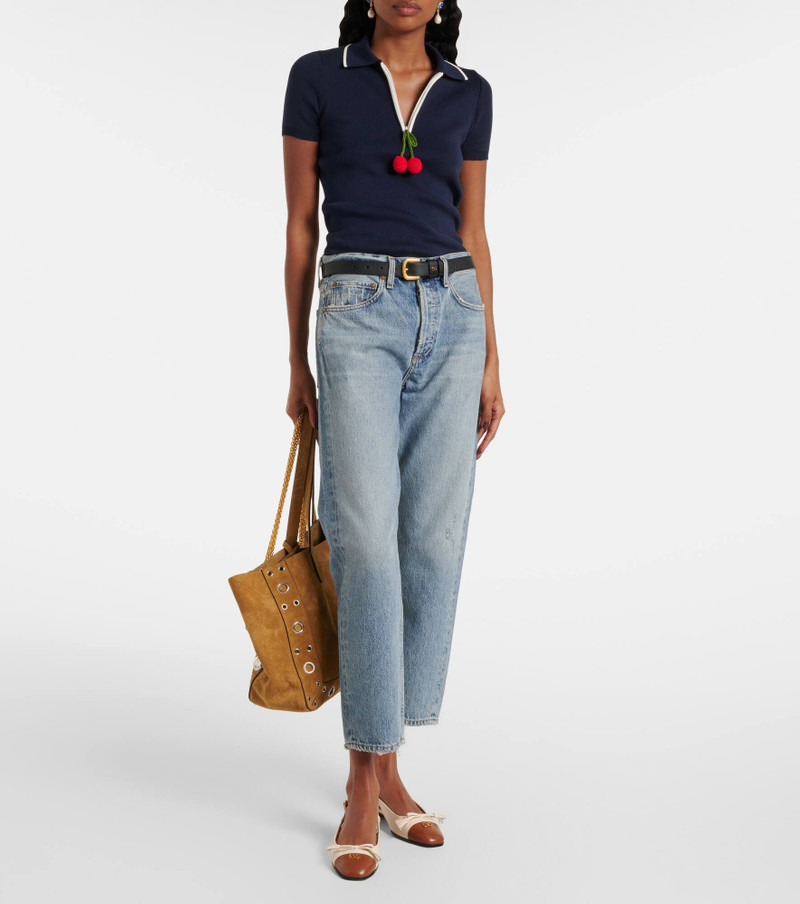 AGOLDE Parker mid-rise straight jeans outlook