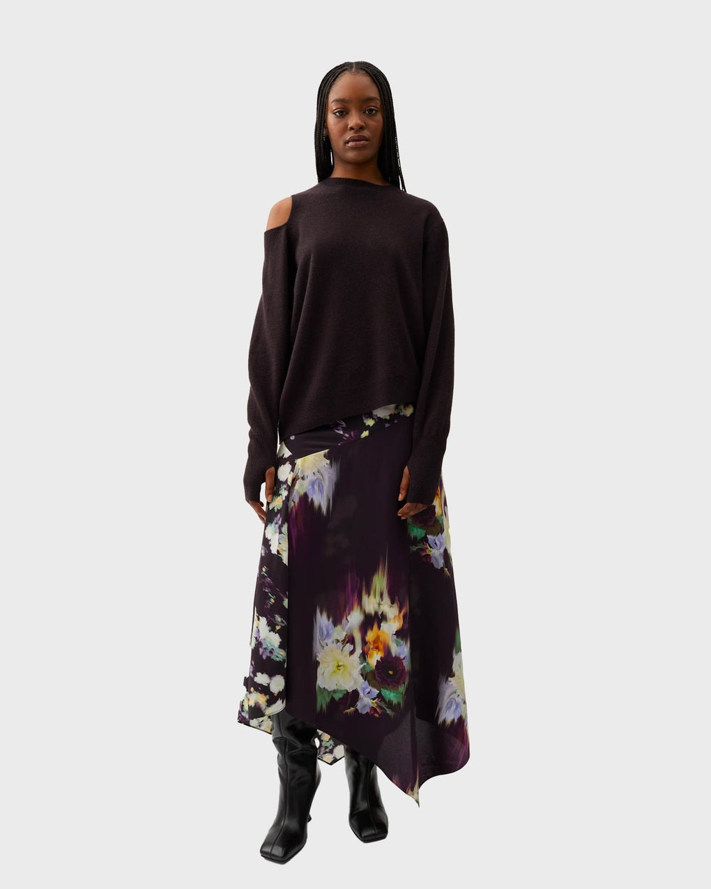 Sweater Knitted Acer Brown - 3