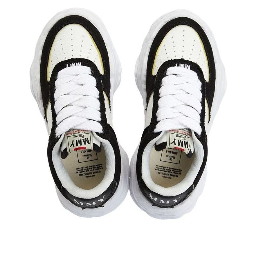 Maison MIHARA YASUHIRO Wayne OG Sole Canvas Low 'Black White' A14FW731-BLKWHT - 3