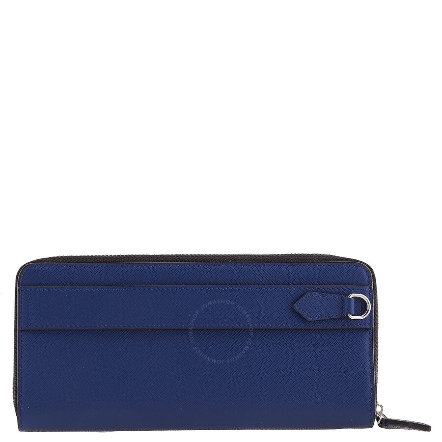 Montblanc Blue Calfskin Sartorial Phone Pouch - 4