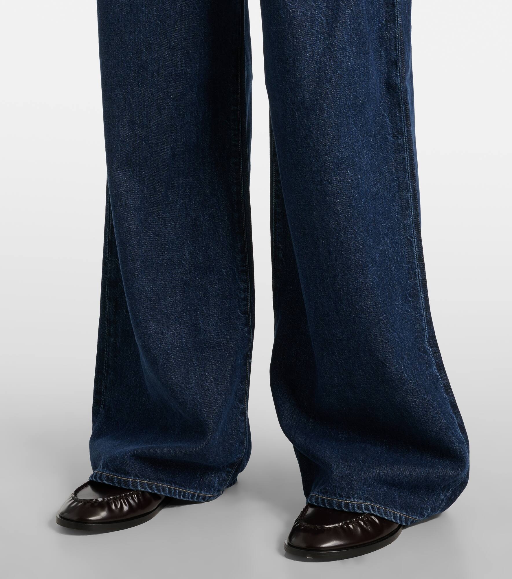 Petra high-rise wide-leg jeans - 5