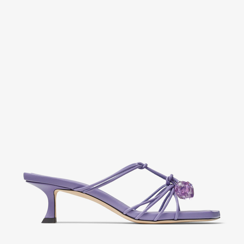 Jemma Mule 50 Tanzanite Nappa Leather Mules 1