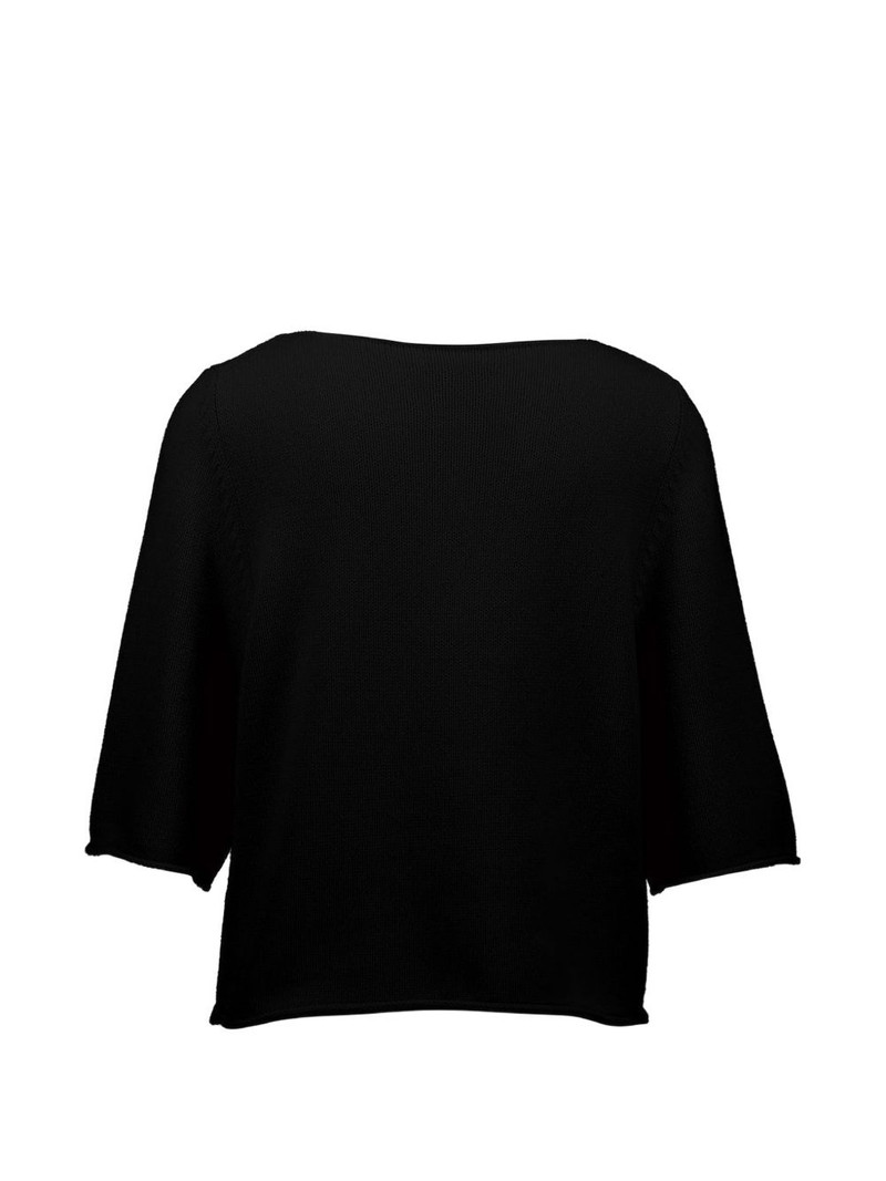Allude boatneck knitted sweater outlook