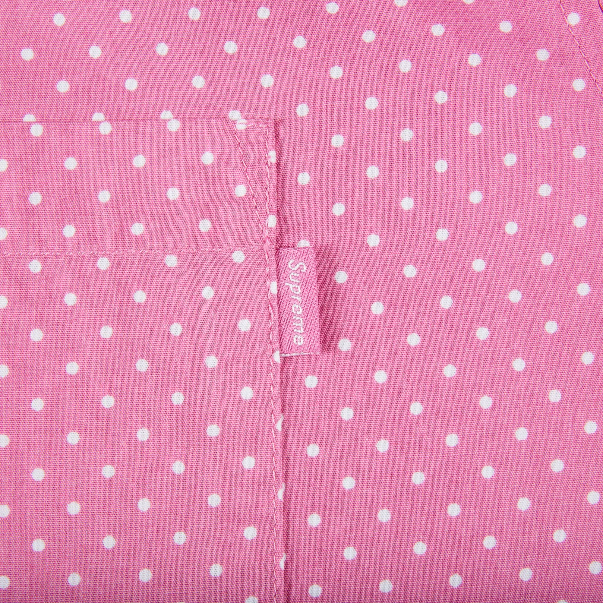 Supreme Polka Dot Short-Sleeve Shirt 'Pink' - 2