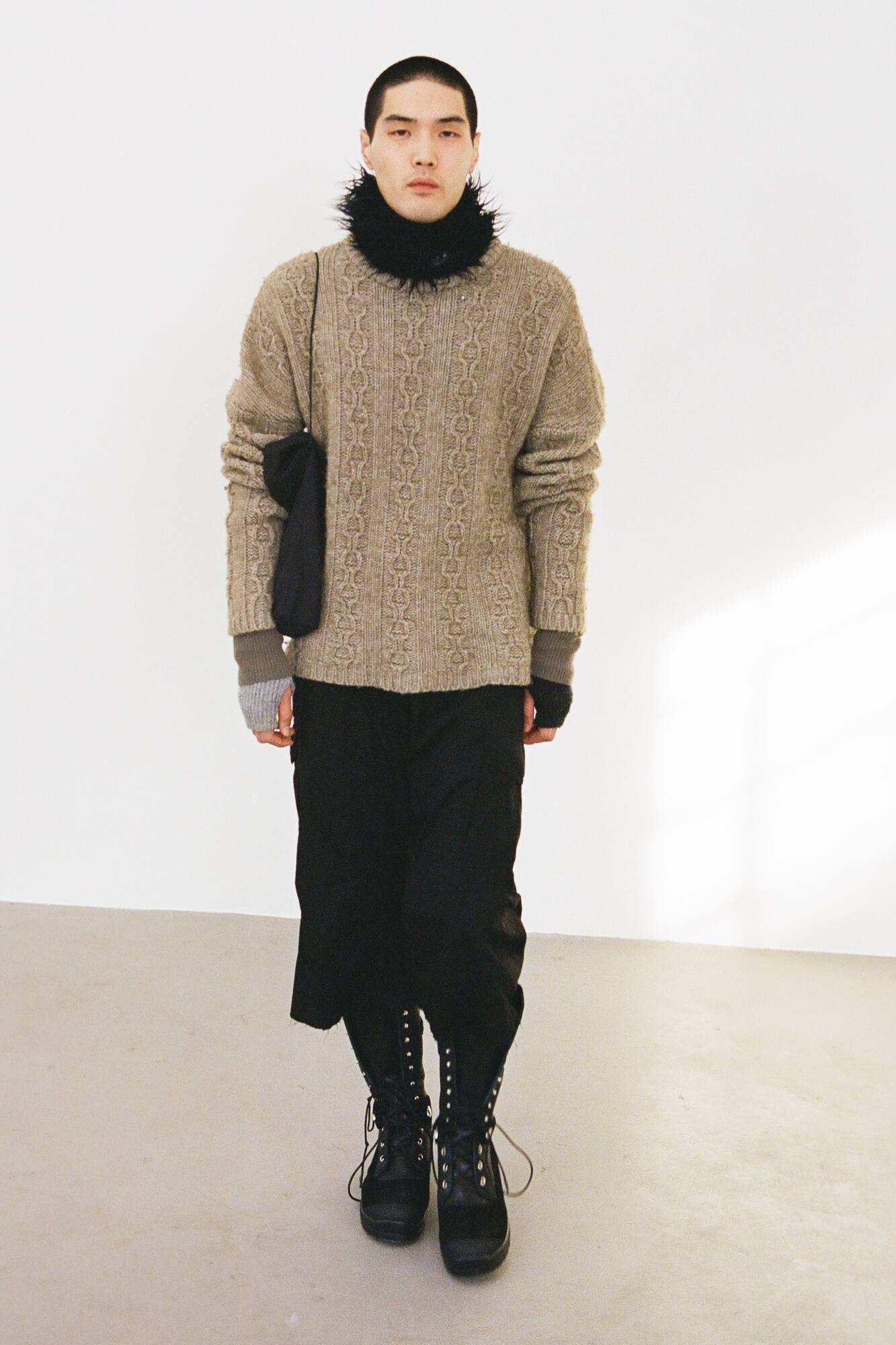 Aran wool-blend sweater - 6