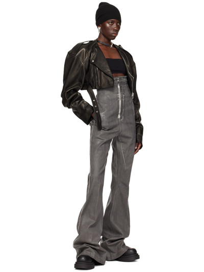Rick Owens Gray Dirt Bolan Jeans outlook