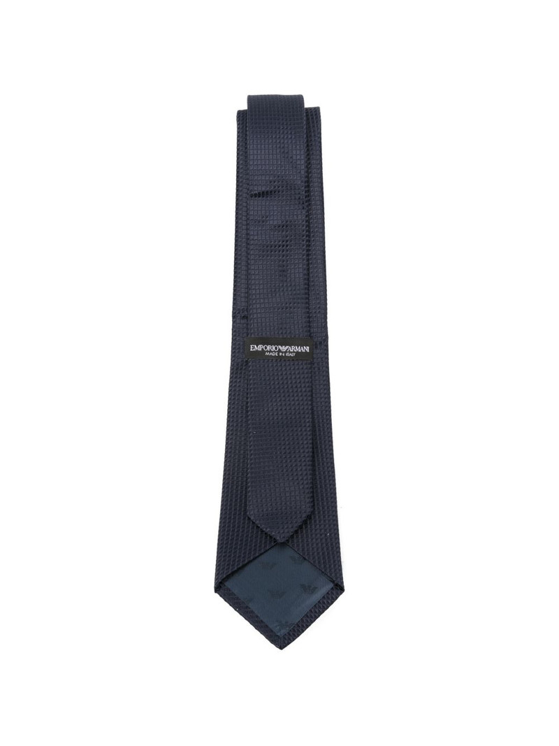 EMPORIO ARMANI textured tie outlook