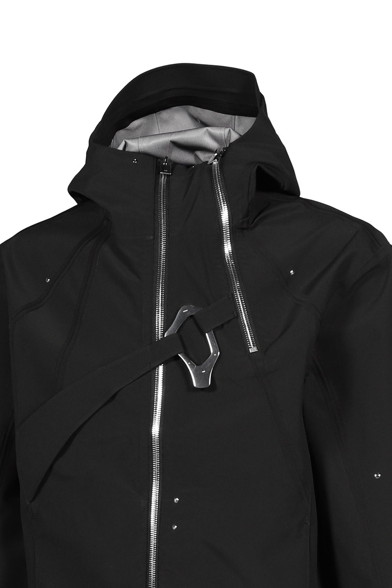 MOIRE TECHNICAL JACKET / BLK 4
