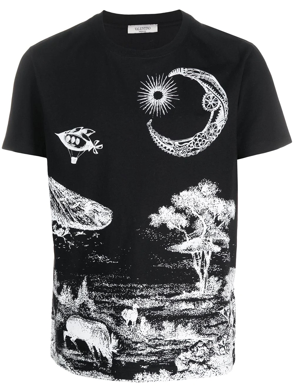 safari-print T-shirt - 1