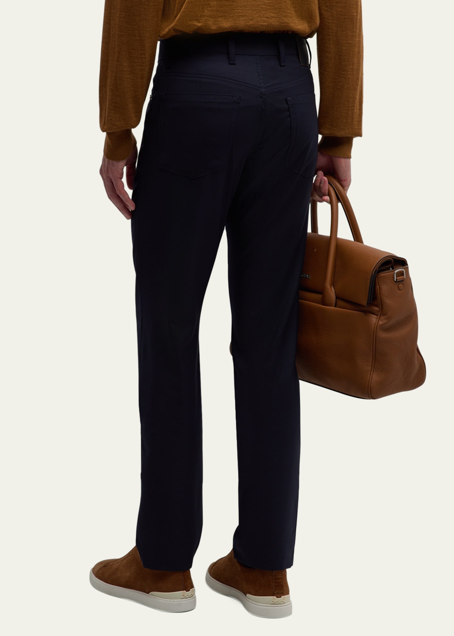 Men's Natural Comfort Wool 5-Pocket Pants - 3
