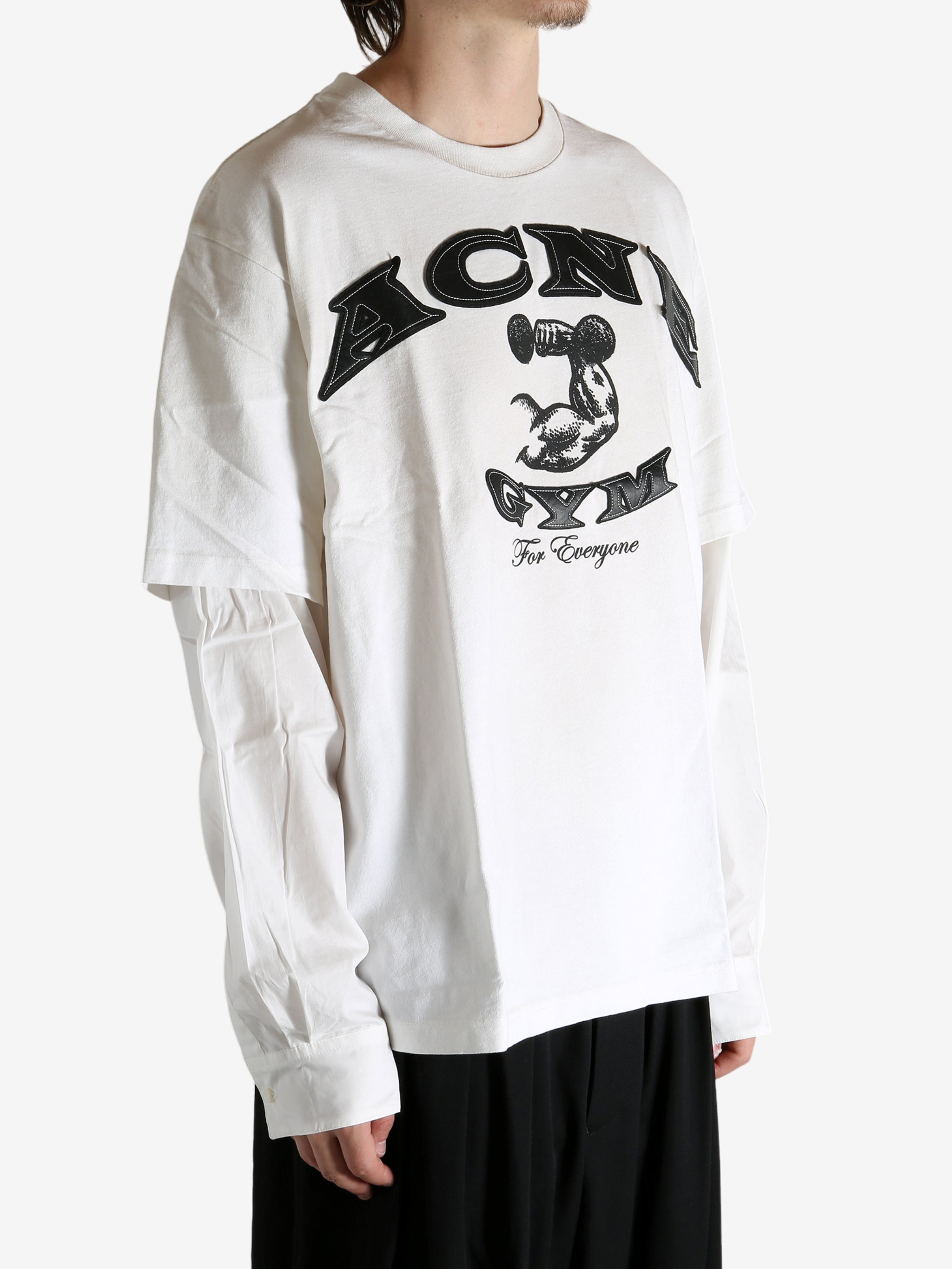 ACNE STUDIOS - Men Crew Neck Long Sleeve T-Shirts - 2