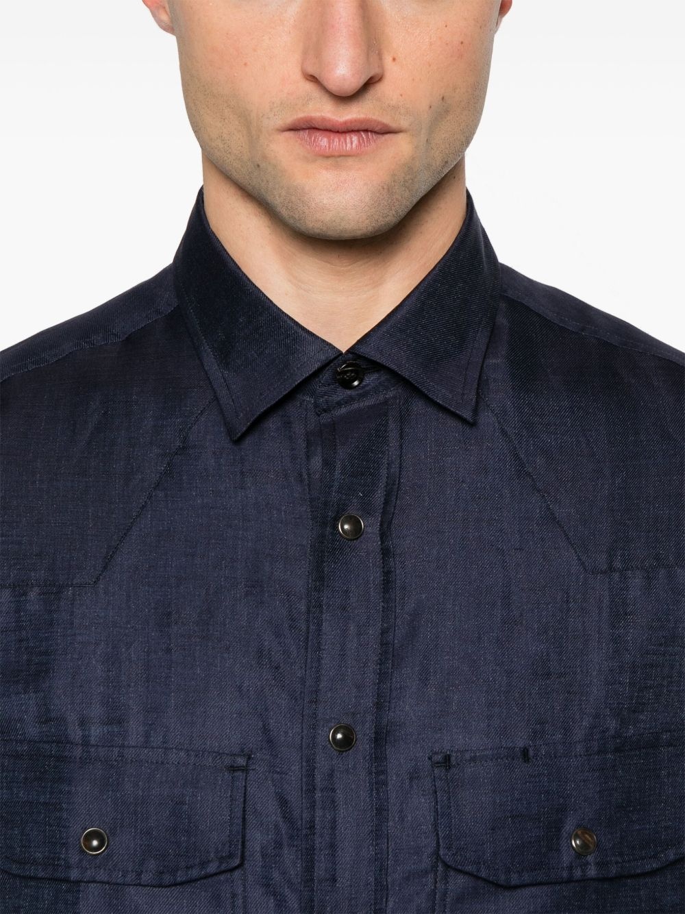 slub-texture shirt - 5