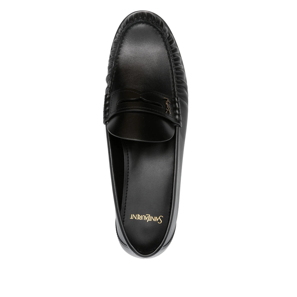 Saint Laurent Black Loafers Men - 2