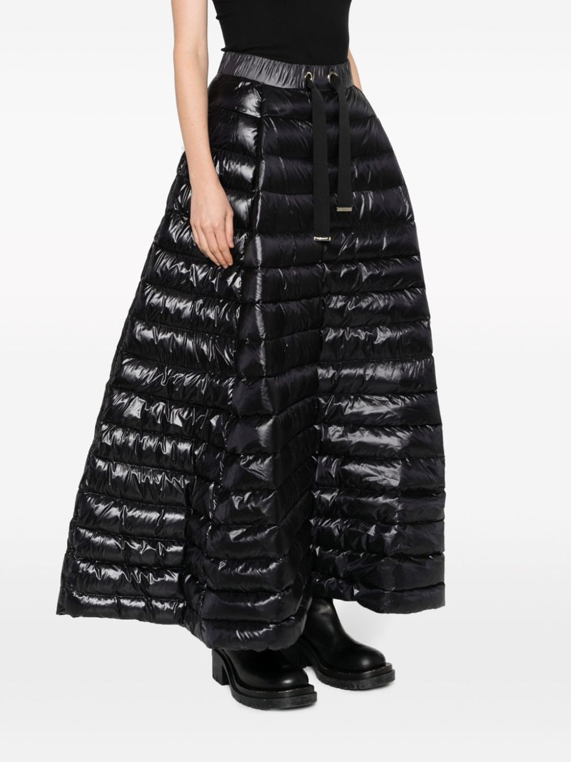 drawstring padded down maxi skirt 3