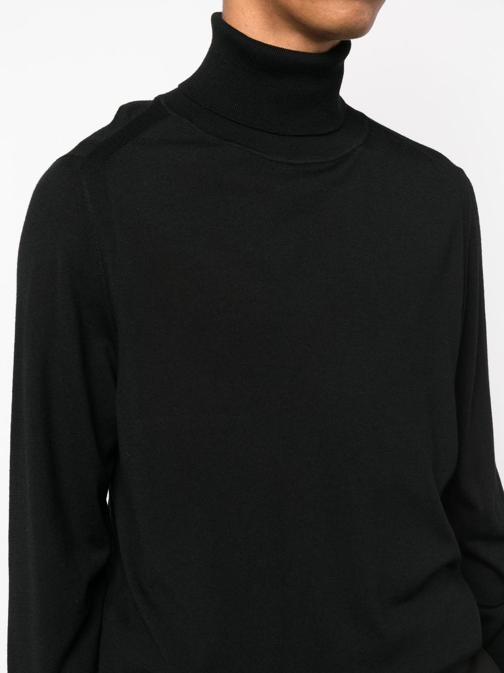 long-sleeve roll-neck jumper - 5