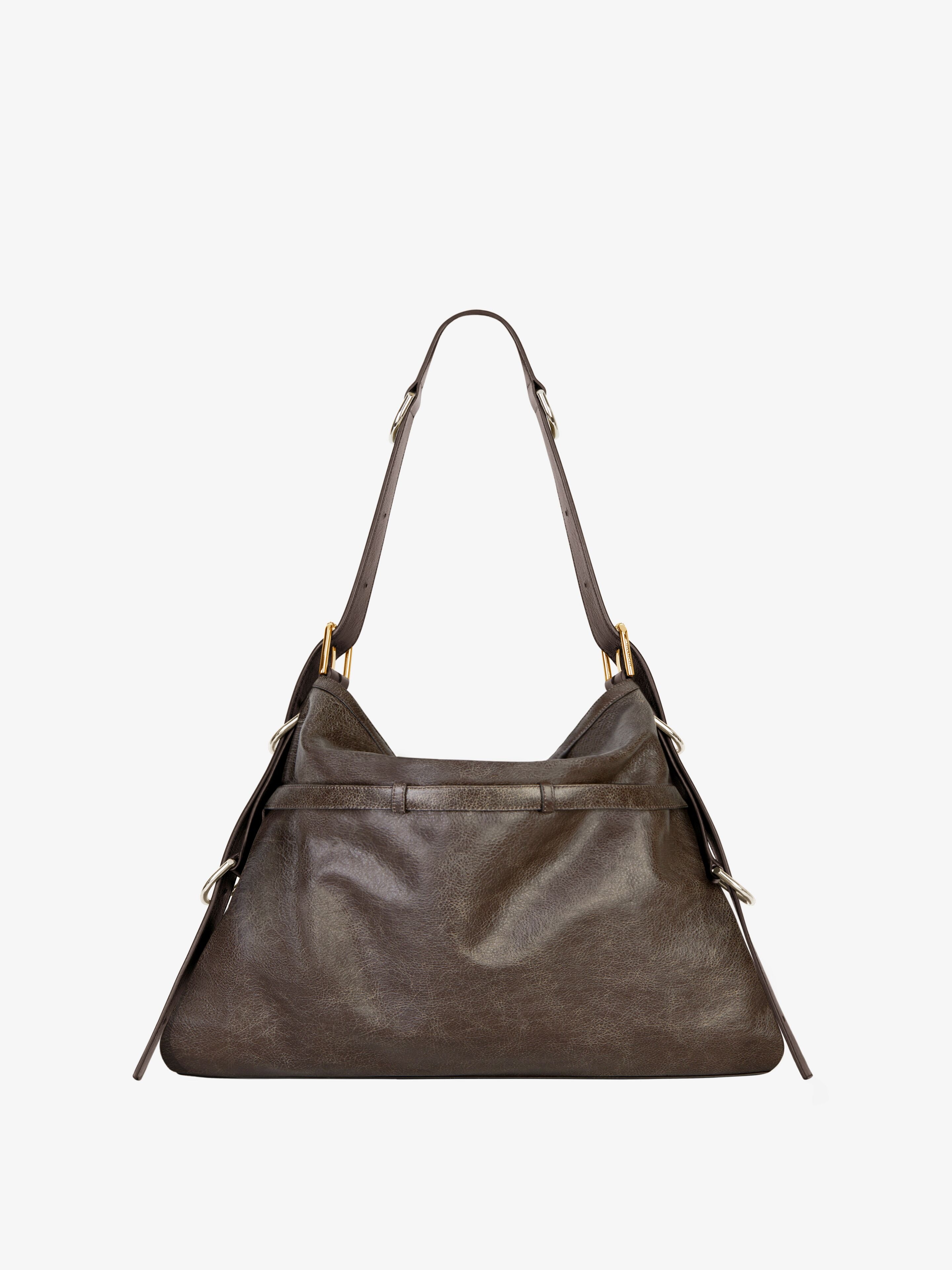 MEDIUM VOYOU BAG IN AGED LEATHER - 4