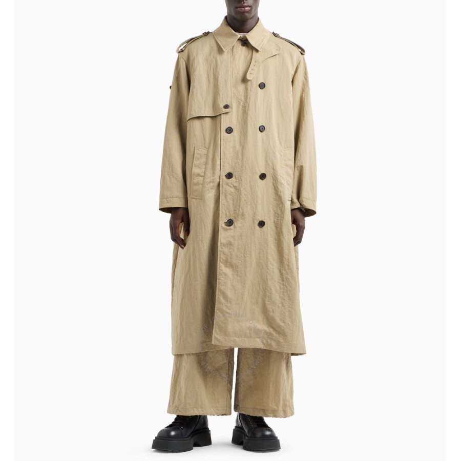 Emporio Armani Double-Breasted Trench Coat - 2