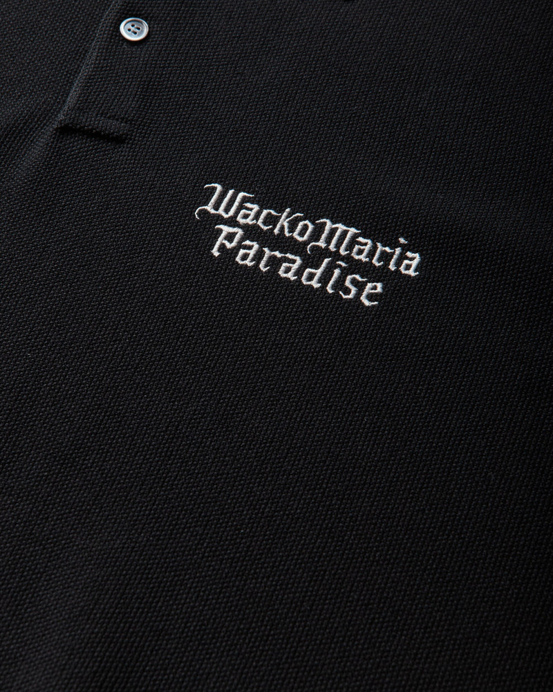 Men's Knit Polo Shirt Black 4