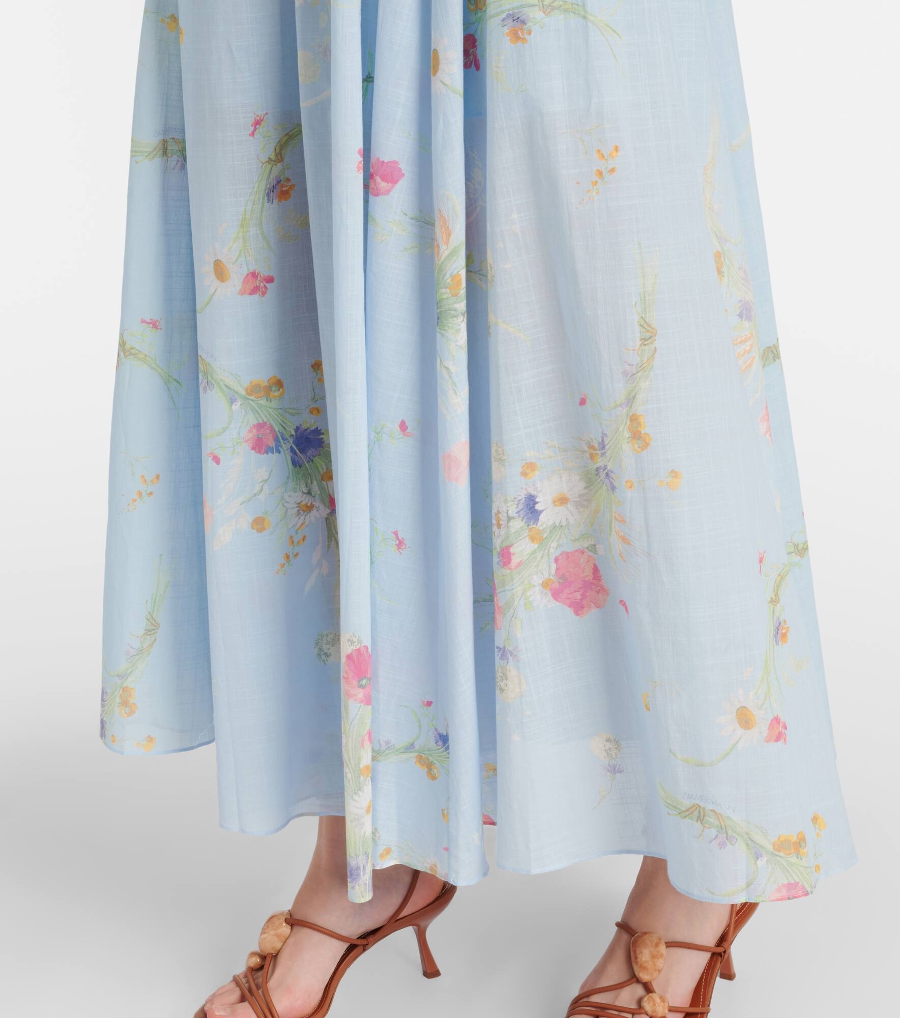 Lucky Picnic floral cotton maxi dress - 5