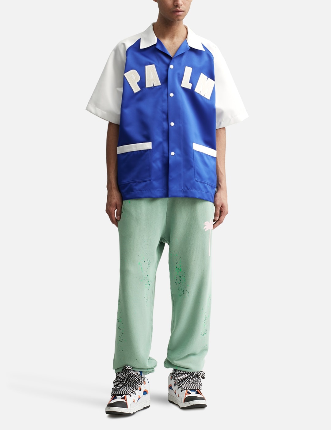 PALM BASEBALL BOWLING SHIRT - 5