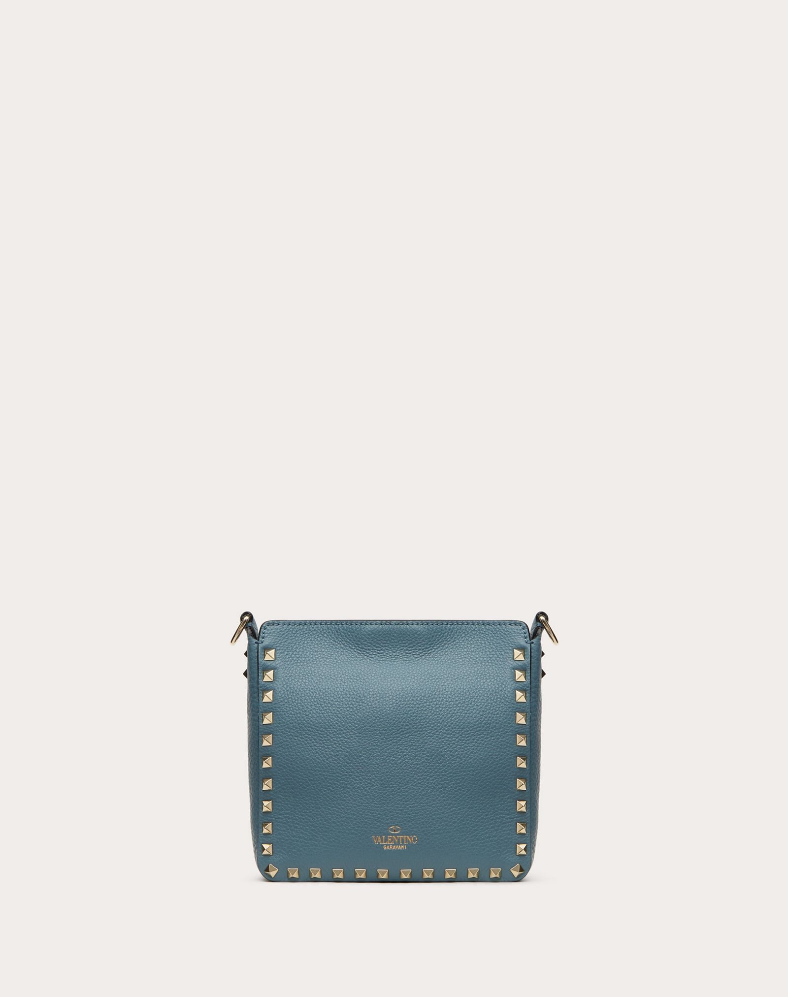 Mini Rockstud Grainy Calfskin Hobo Bag - 3