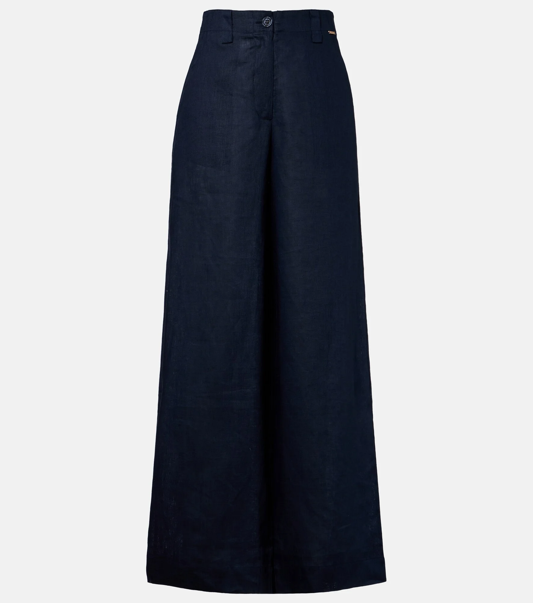 Serena linen wide-leg pants - 1