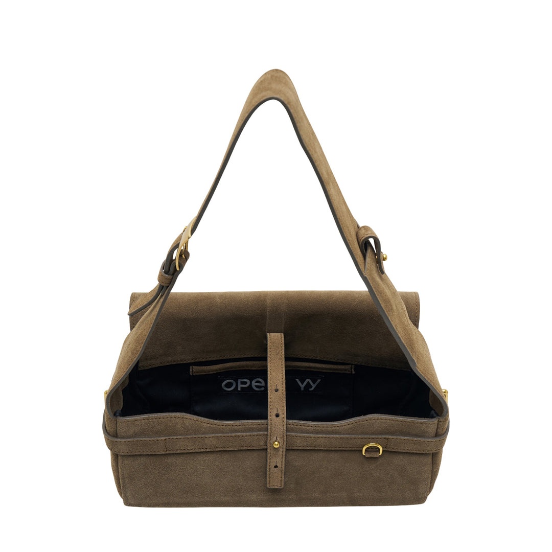 Suede Belting Duffle Bag - 3