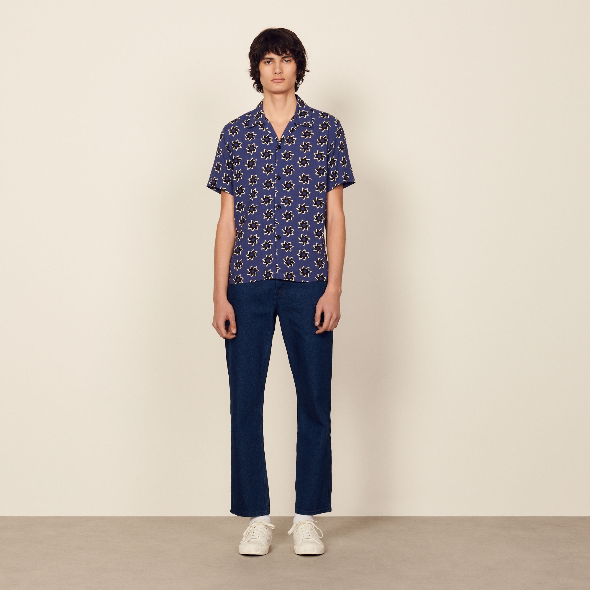Printed flowing shirt - 6