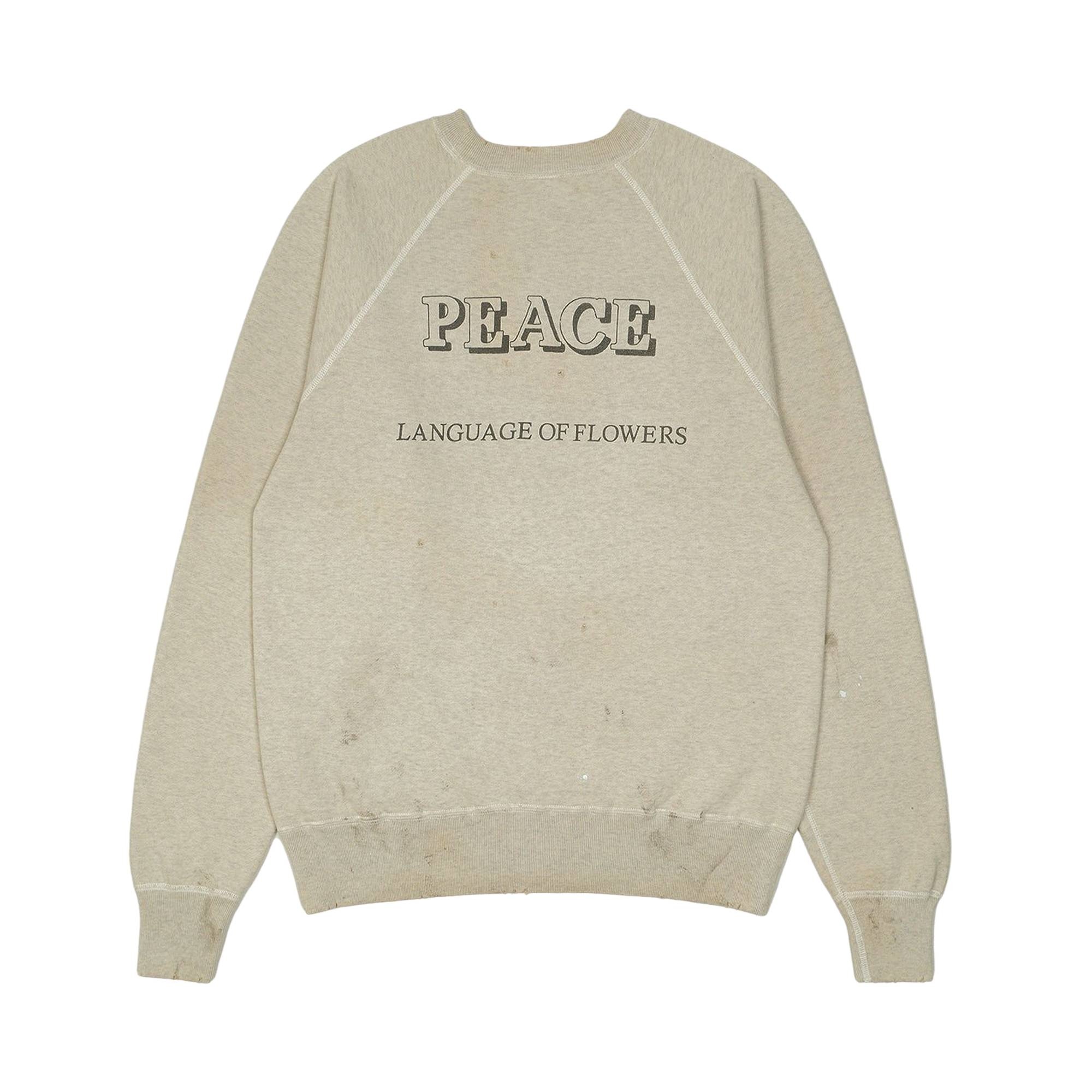 大人気♪【Saint Mxxxxxx】Daisy Sweatshirt Grey SAINT MICHAEL | DAISY CREWNECK