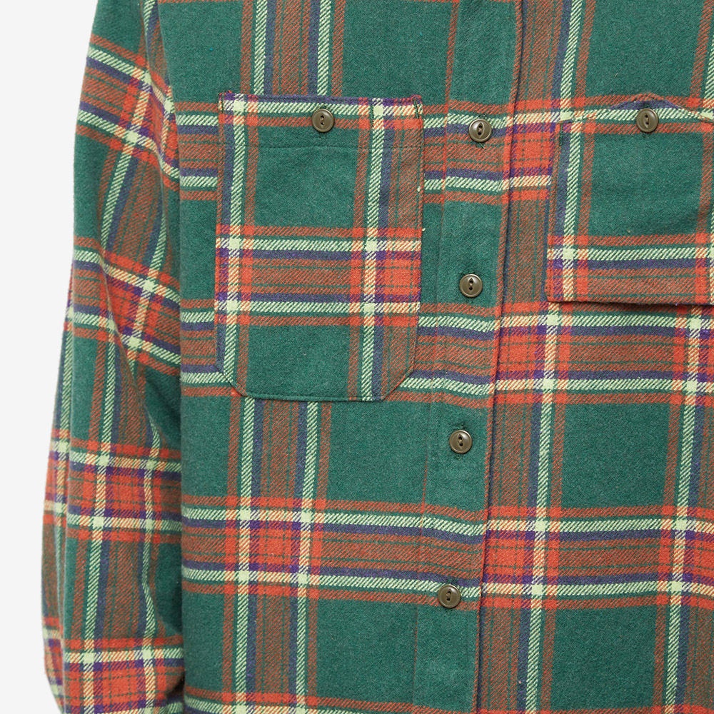 Engineered Garments Plaid Flannel Work Shirt - 5
