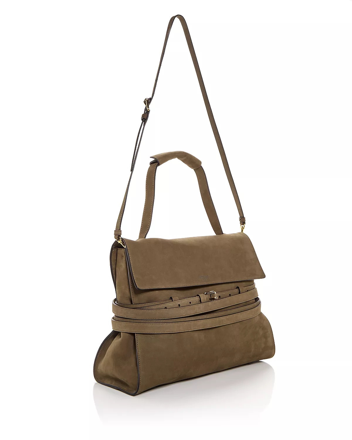 Tie Me Suede Shoulder Bag - 4