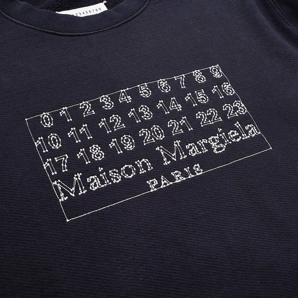 Maison Margiela 10 Embroidered Numeric Logo Crew Sweat - 2