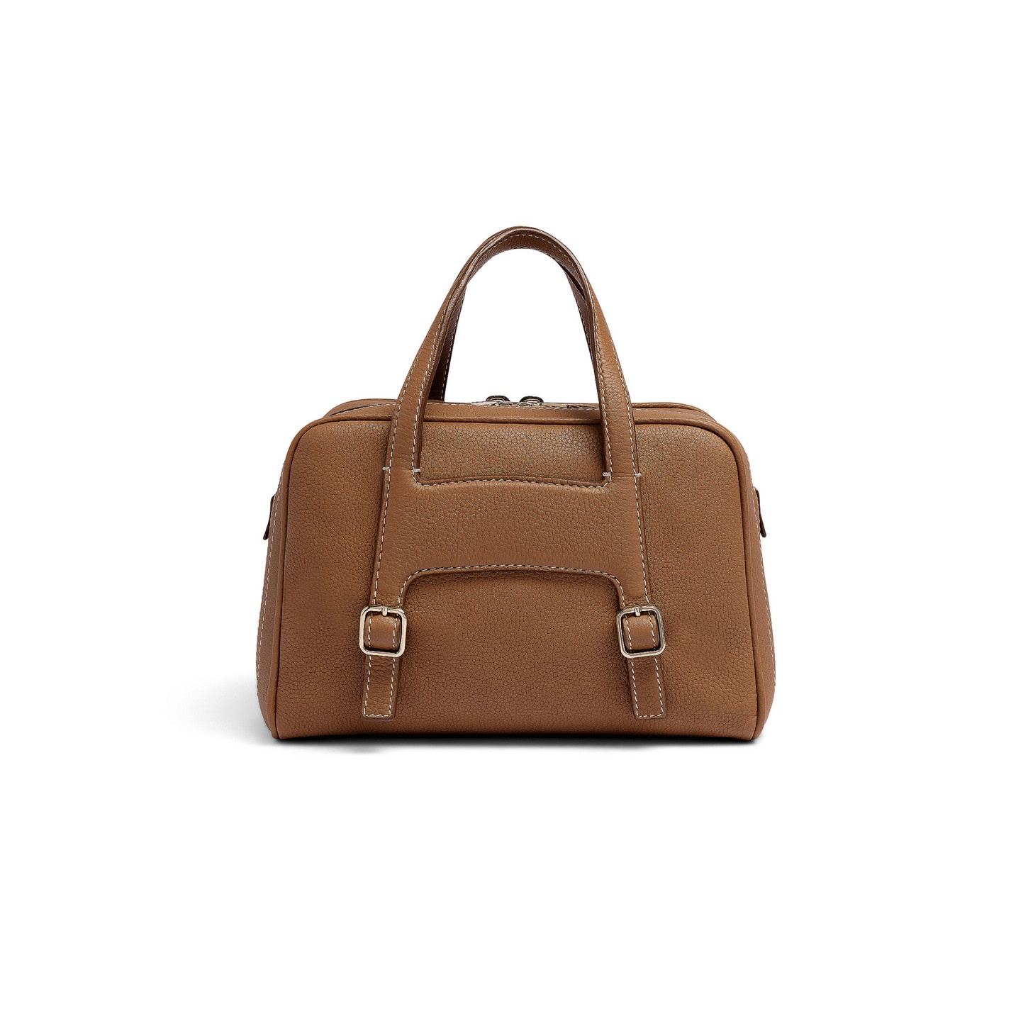 Light brown leather handbag - 4