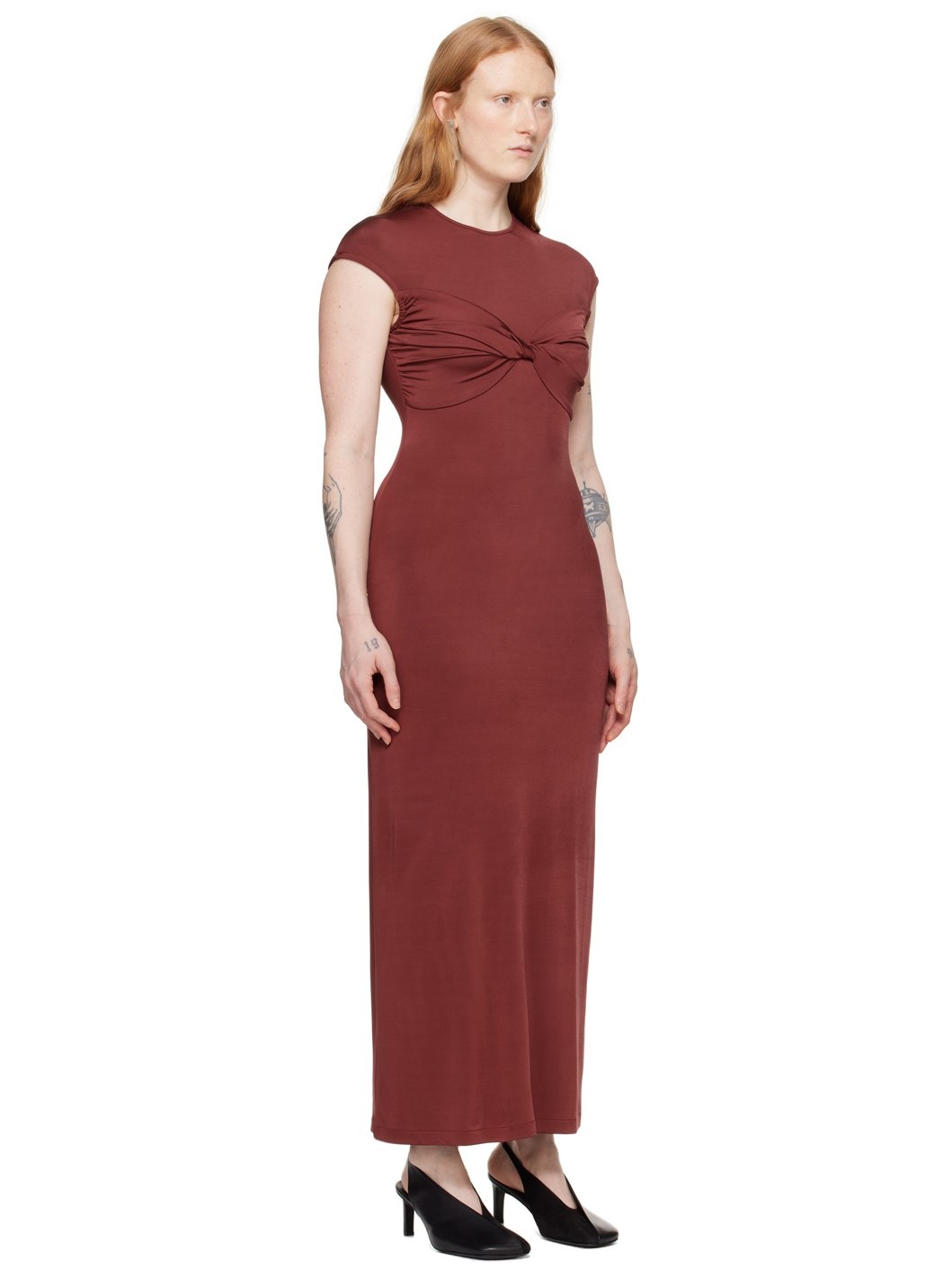 Burgundy Mali Maxi Dress - 2