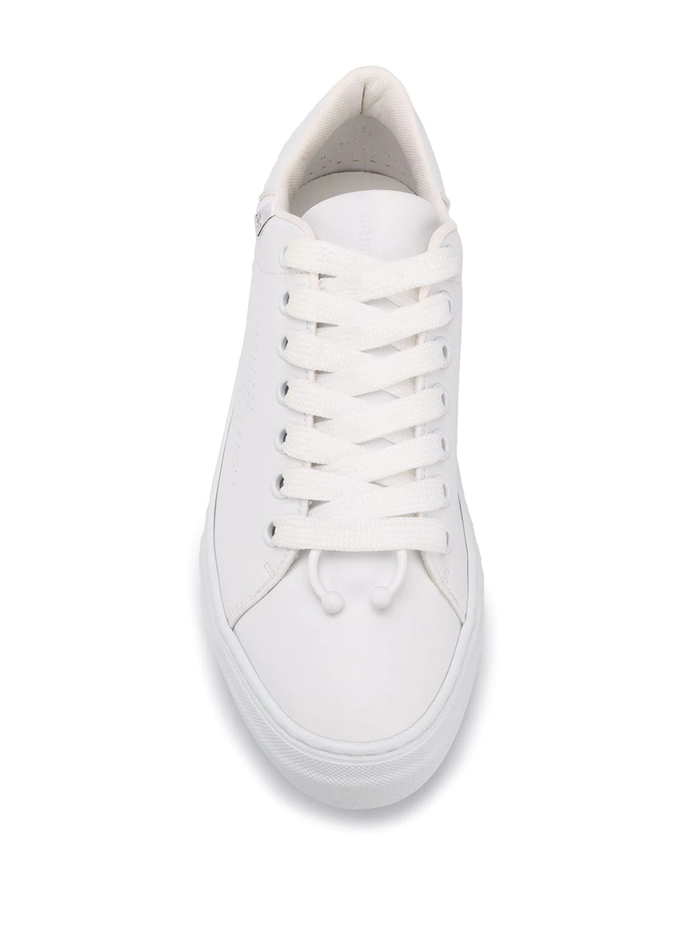 lace-up leather sneakers - 4