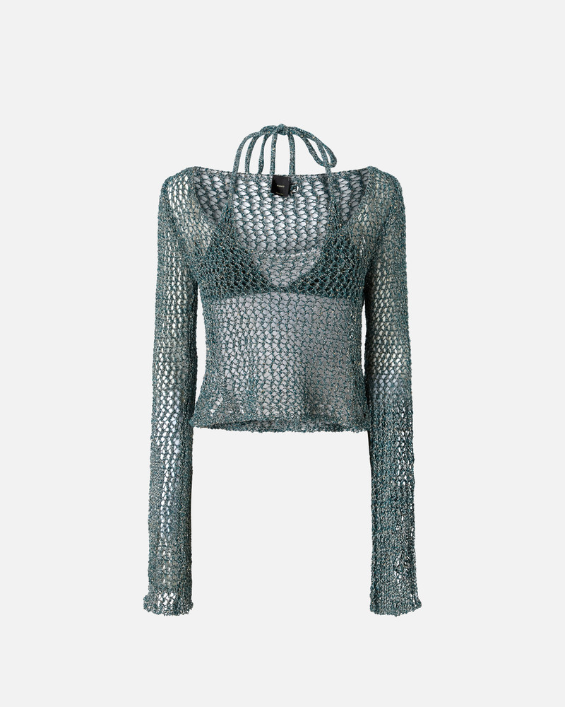 MESH SWEATER WITH BIKINI 1