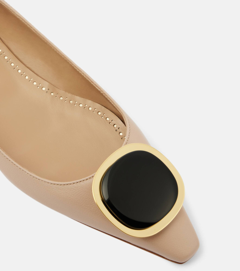 Chiaran leather ballet flats 5