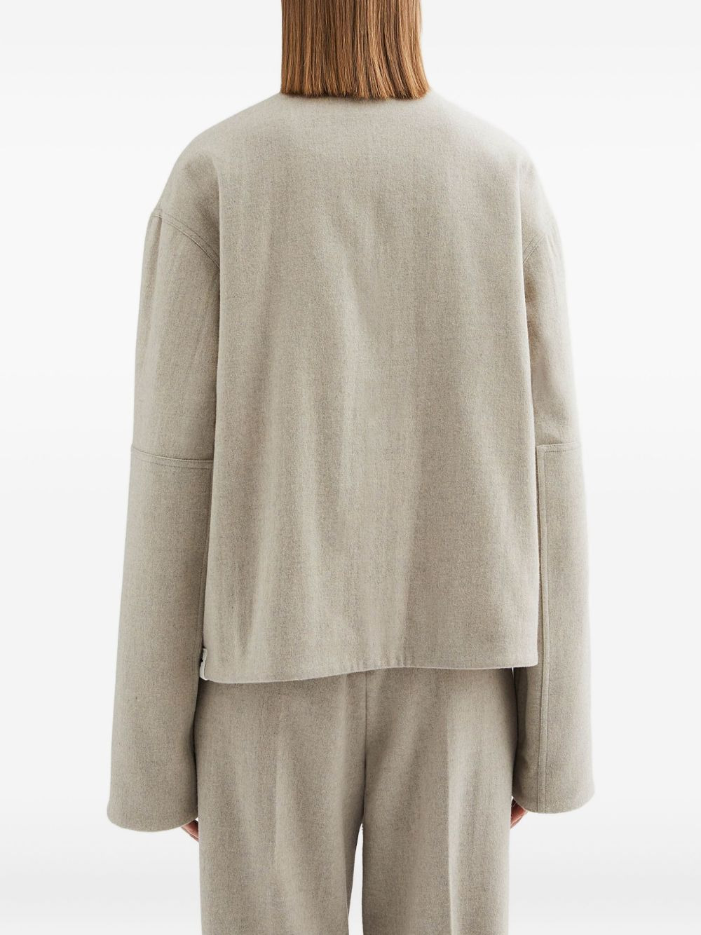 wool felted jacket - 3