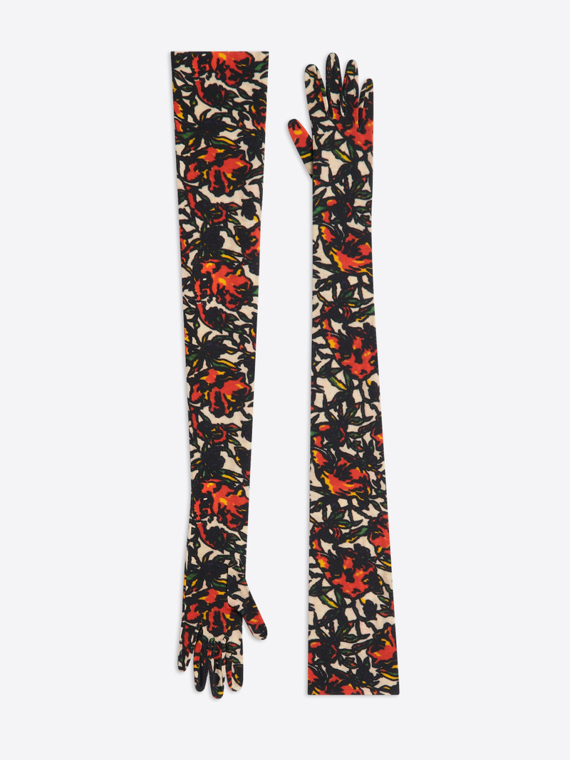 LONG PRINTED GLOVES 1