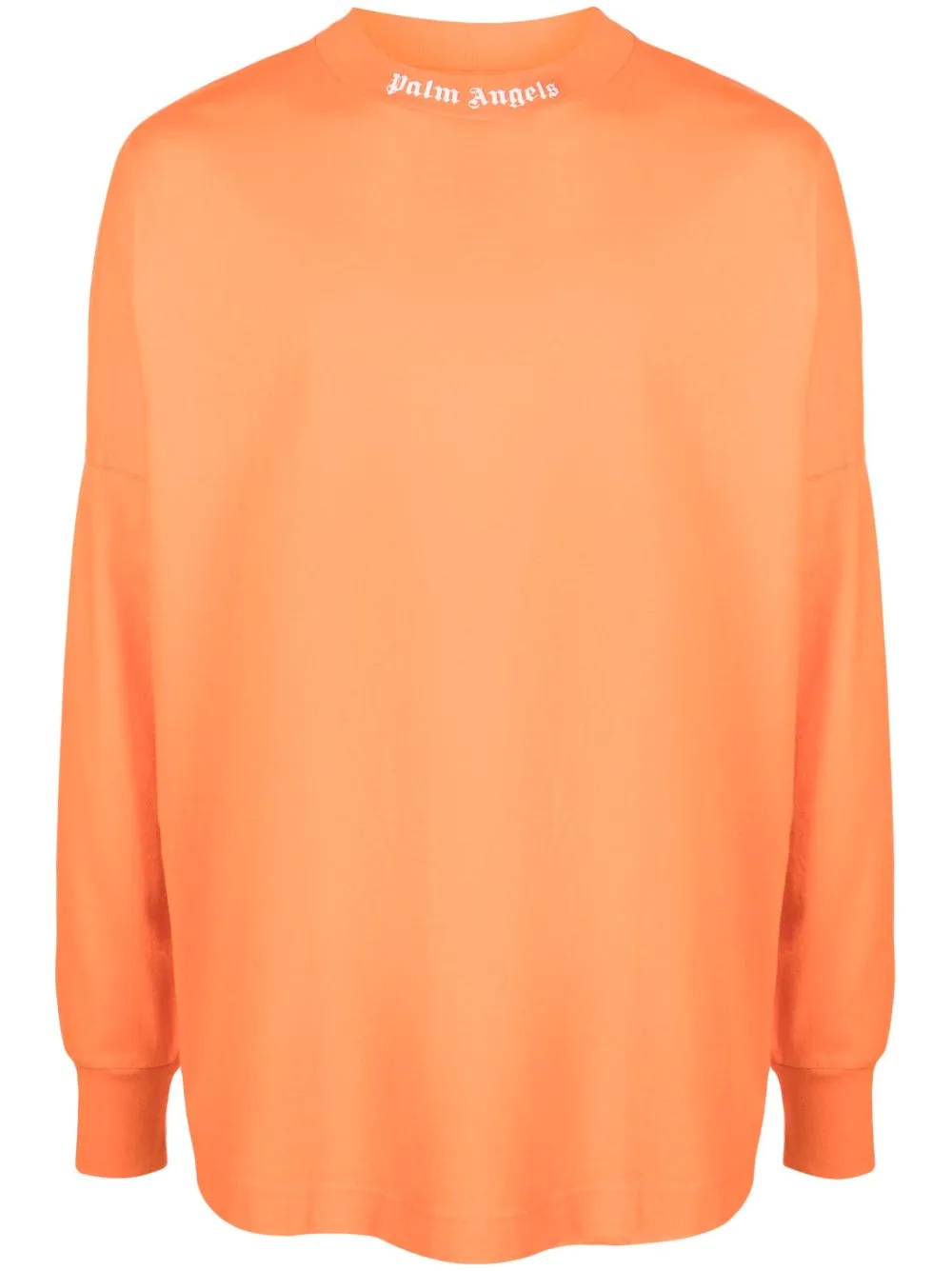 mock neck logo T-shirt - 2