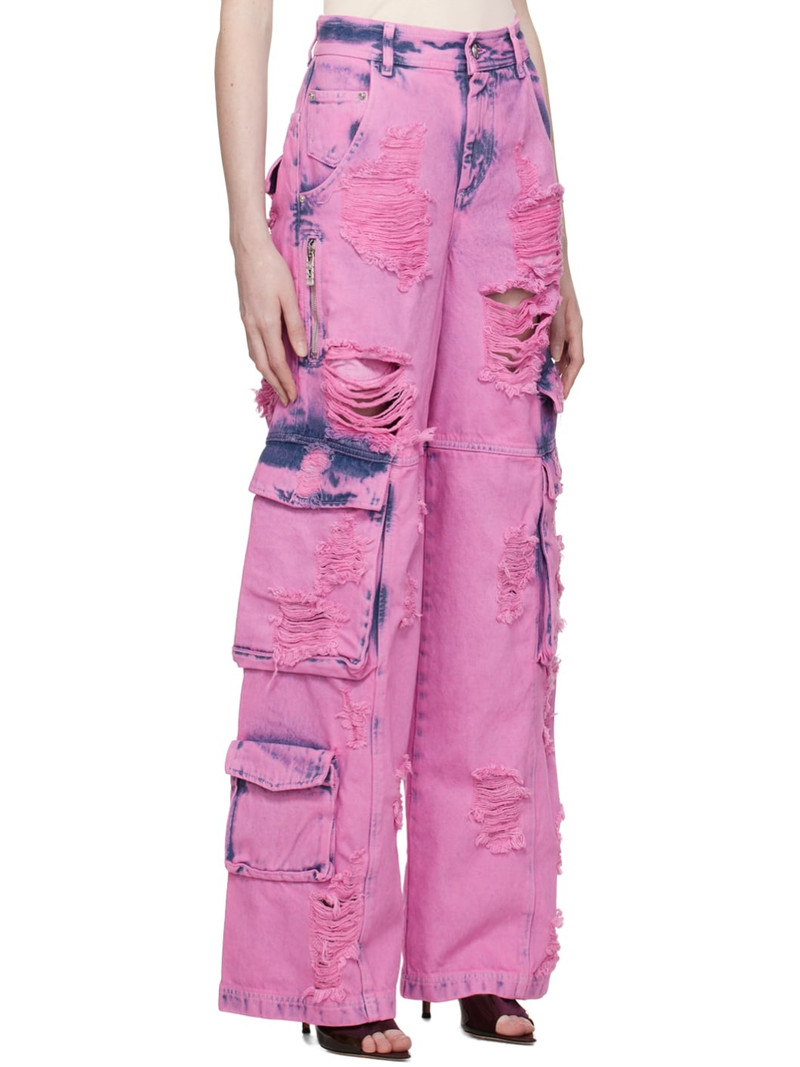 GCDS Pink Ultracargo Jeans outlook