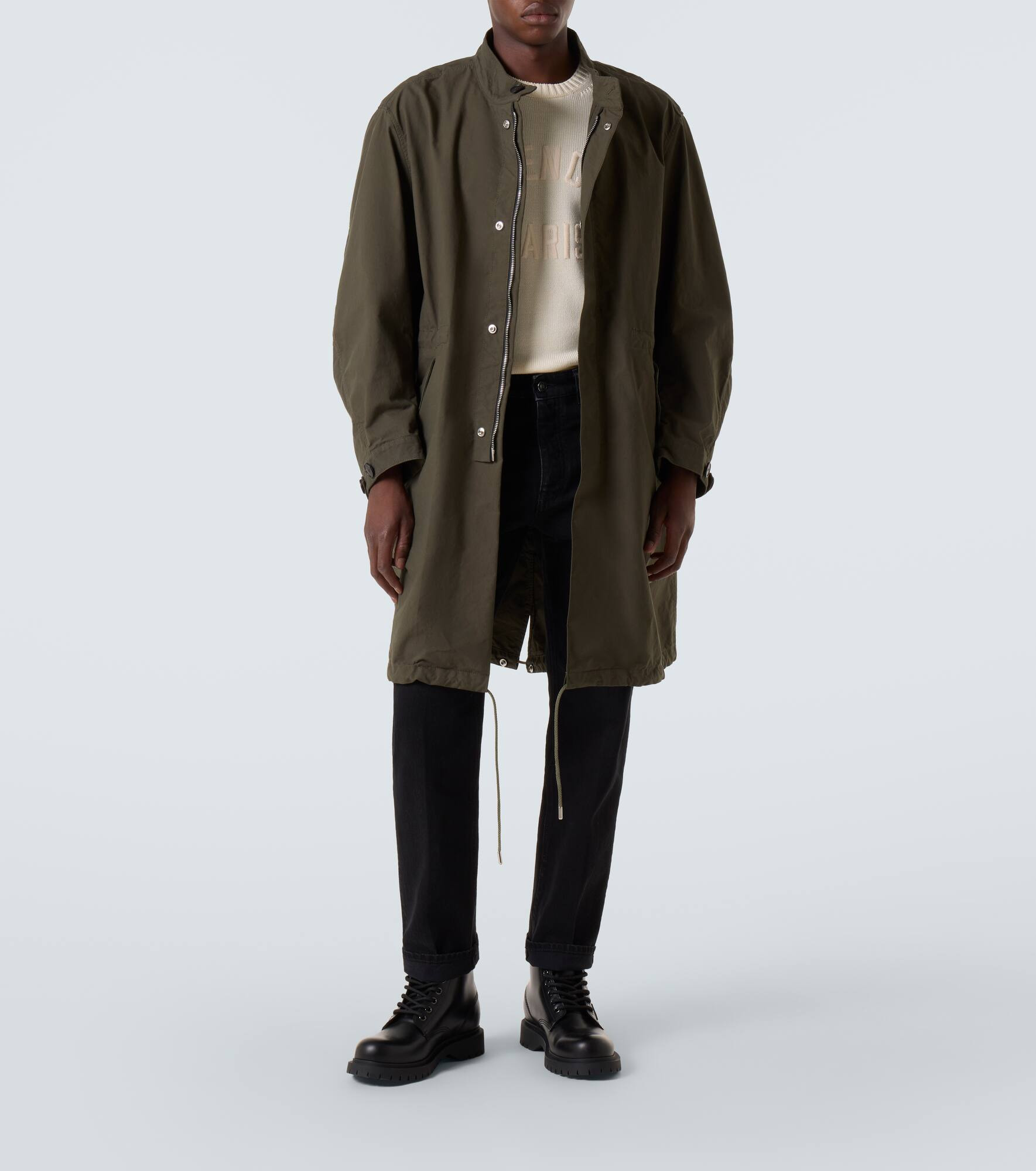 Givenchy Stamp cotton-blend raincoat - 2
