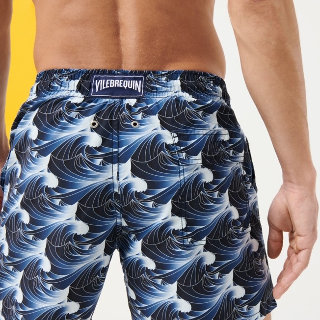 Men Swim Trunks Waves - 6