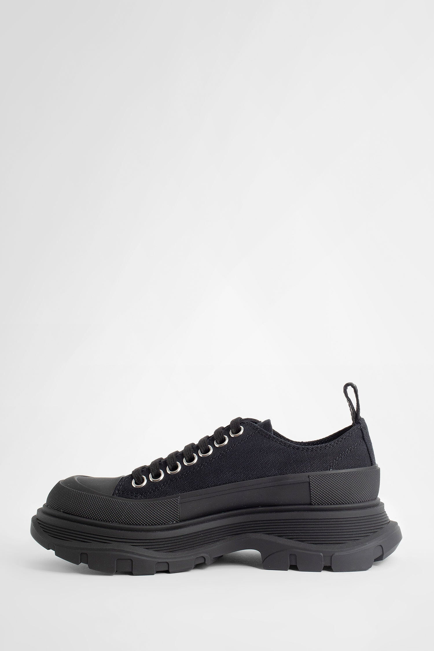 ALEXANDER MCQUEEN WOMAN BLACK SNEAKERS - 4