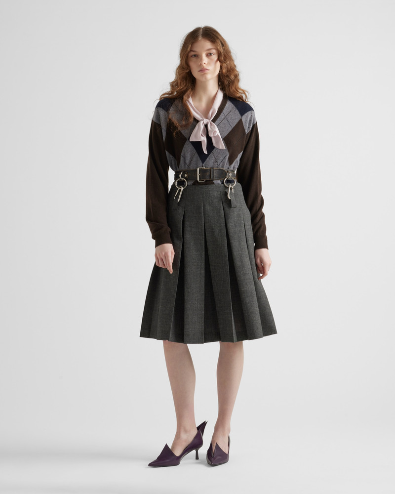 Prada V-neck cashmere sweater outlook